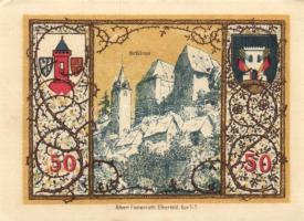 Német Birodalom/Weimari Köztársaság/ Westerburg 1920. 50Pf(3x) 3klf teljes sor T:I