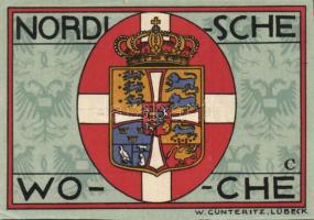 Német Birodalom/Weimari Köztársaság/ Lübeck 1921. 50Pf(5x) 5klf teljes sor T:I