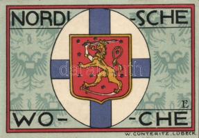 Német Birodalom/Weimari Köztársaság/ Lübeck 1921. 50Pf(5x) 5klf teljes sor T:I