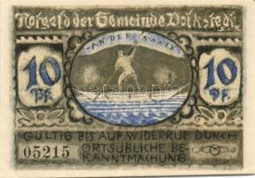 Német Birodalom/Weimari Köztársaság/ Volkstadt 1921. 10Pf, 25Pf, 50Pf(2x) összesen 4klf teljes sor T...