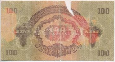 1944. 100P "A Vöröshadsereg Parancsnoksága" színhibás? T:IV