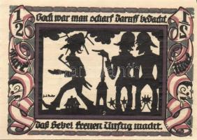 Német Birodalom/Weimari Köztársaság/ Volkstadt 1921. 1/2M 6klf teljes sor T:I