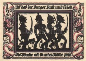 Német Birodalom/Weimari Köztársaság/ Volkstadt 1921. 1/2M 6klf teljes sor T:I