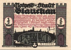 Német Birodalom/Weimari Köztársaság/ Volkstadt 1921. 1/2M 6klf teljes sor T:I