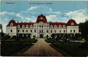 Homonna, Homenau, Humenné; Gróf Andrássy Sándor kastély / castle