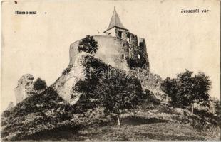 1919 Várjeszenő, Jeszenő, Jasenov (Homonna); Jeszenői vár. Homonnai bazár kiadása / Jasenovsky hrad / castle (EK)