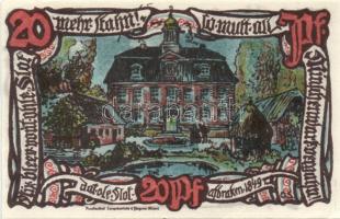 Német Birodalom/Weimari Köztársaság/ Gross-Flottbek 1921. 10Pf, 20Pf, 25Pf, 30Pf, 50Pf, 75Pf, 1M, 2M...