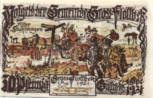 Német Birodalom/Weimari Köztársaság/ Gross-Flottbek 1921. 10Pf, 20Pf, 25Pf, 30Pf, 50Pf, 75Pf, 1M, 2M...