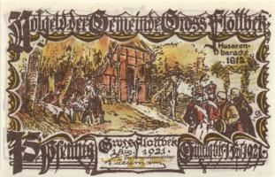 Német Birodalom/Weimari Köztársaság/ Gross-Flottbek 1921. 10Pf, 20Pf, 25Pf, 30Pf, 50Pf, 75Pf, 1M, 2M...