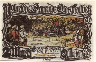 Német Birodalom/Weimari Köztársaság/ Gross-Flottbek 1921. 10Pf, 20Pf, 25Pf, 30Pf, 50Pf, 75Pf, 1M, 2M...