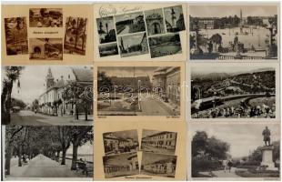 Kb. 153 db modern képeslap: 52 lap a 60-as évekből, 100 képeslap a 40-es és 50-es évekből + Hajdúszo...