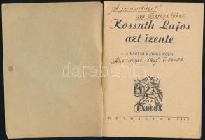 1943 "Kossuth Lajos azt izente" a magyar katonai nótái, 32p