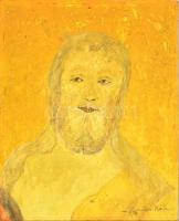 Kondor jelzéssel: Férfi portré. Vegyes technika, farost, 41×33 cm