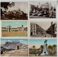 88 db RÉGI spanyol és portugál városképes lap / 88 pre-1945 Spanish and Portugese town-view postcards
