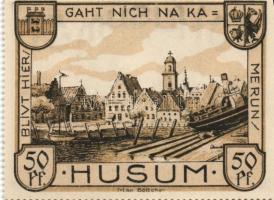 Német Birodalom/Weimari Köztársaság/ Husum 1921-1922. 20Pf, 50Pf, 75Pf, 100Pf  5klf teljes sor T:I