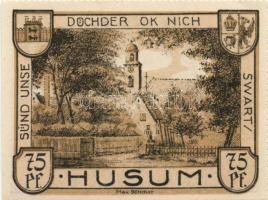 Német Birodalom/Weimari Köztársaság/ Husum 1921-1922. 20Pf, 50Pf, 75Pf, 100Pf  5klf teljes sor T:I