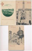 65 db RÉGI olasz városképes lap / 65 pre-1945 Italian town-view postcards