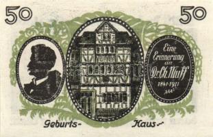 Német Birodalom/Weimari Köztársaság/ Treffurth 1921-1922. 25Pf 2klf, 50Pf 5klf összesen 7klf teljes ...