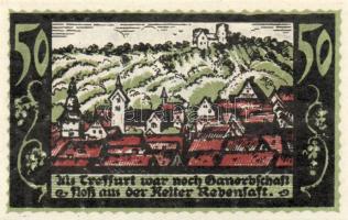 Német Birodalom/Weimari Köztársaság/ Treffurth 1921-1922. 25Pf 2klf, 50Pf 5klf összesen 7klf teljes ...