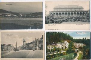 42 db RÉGI cseh városképes lap / 42 pre-1945 Czech town-view postcards