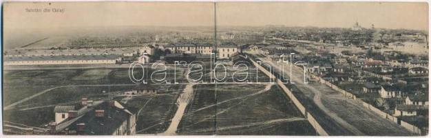 21 db RÉGI erdélyi városképes lap + 1 kinyitható képeslap / 21 pre-1945 Transylvanian town-view post...