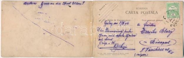 21 db RÉGI erdélyi városképes lap + 1 kinyitható képeslap / 21 pre-1945 Transylvanian town-view post...