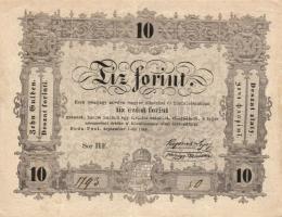 1848. 10Ft "Kossuth bankó" T:II