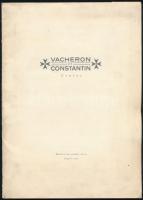 cca 1954 Vacheron et Constantin Genéve árjegyzék és órakatalógus
