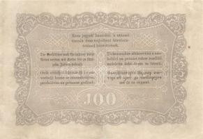 1848. 100Ft "Kossuth bankó" T:igen kis mértékben, szépen restaurált