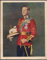 1936 "Prince Edward's Farewell Speech to the Nation" nyomtatvány színes portréképpel