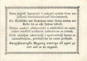 1849. 30kr "Kossuth bankó" erősen ferdén nyomva! T:II+ csak egyszer hajtott!
