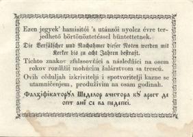 1849. 30kr "Kossuth bankó" erősen ferdén nyomva! T:I- halványan foltos
