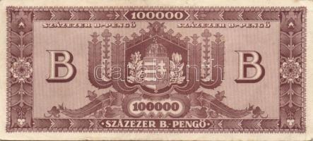 1946. 10000BP(6x), 100000BP(1x), 1000000BP(3x) összesen 10db T:II+ csak egyszer hajtva!