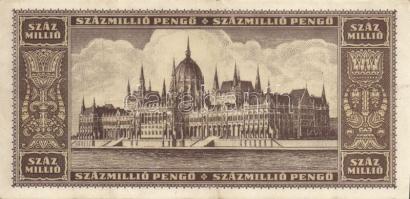 1945. 10000P(2x), 10000P bélyeggel(6x), 100000p(1x), 10000000P(2x), 100000P(1x) T:II+ csak egyszer h...