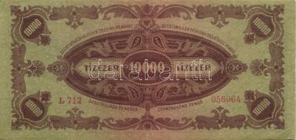 1945. 10000P(2x), 10000P bélyeggel(6x), 100000p(1x), 10000000P(2x), 100000P(1x) T:II+ csak egyszer h...