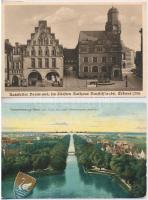 46 db RÉGI német városképes lap / 46 pre-1945 German town-view postcards