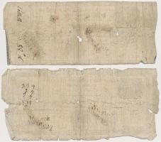 Franciaország / Rouen 1797-1803. 20Fr "annulé (érvénytelen)" felülbélyegzéssel (2x) T:IV 
...