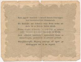 1848. 10Ft "Kossuth bankó", sajtóhiba "TIZENÖT" és "BÖRTÖNÖZTETÉSSEL" ...