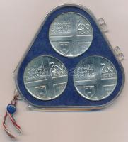 1977. 200Ft Ag (3xklf) "Magyar festők II. / Csontváry, Mányoki, Rippl-Rónai" eredeti, plom...