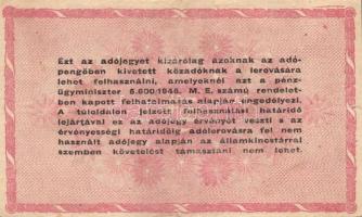 1946. 1000000AP(4x) hatjegyű sorszám, vj-lel T:II,II/III