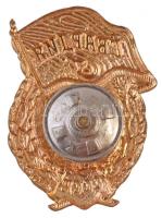 Szovjetunió ~1960-1970. "Szovjet Gárda jelvény" aranyozott, zománcozott fém jelvény csavar...