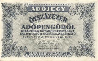 1946. 500000AP(16x) T:I-,II+,II