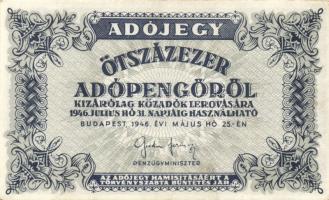 1946. 500000AP(16x) T:I-,II+,II