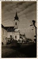 1943 Beszterce, Bistritz, Bistrita; Római katolikus templom / church. Foto Kuales photo (EK)