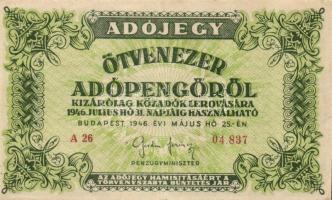 1946. 50000AP(10x), vj-lel T:II,II/III