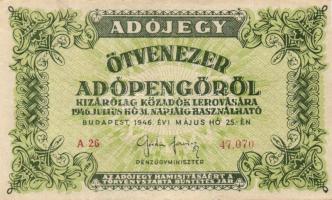 1946. 50000AP(10x), vj-lel T:II,II/III