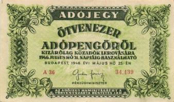 1946. 50000AP(10x), vj-lel T:II,II/III