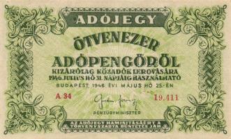 1946. 50000AP(10x), vj-lel T:II,II/III