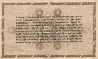 1946. 10000AP(12x) ötjegyű sorszámmal, vj-lel T:II,II/III+