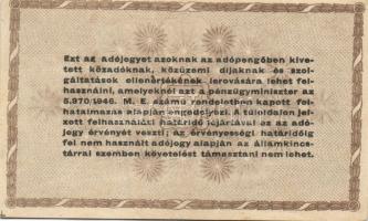 1946. 10000AP(12x) ötjegyű sorszámmal, vj-lel T:II,II/III+